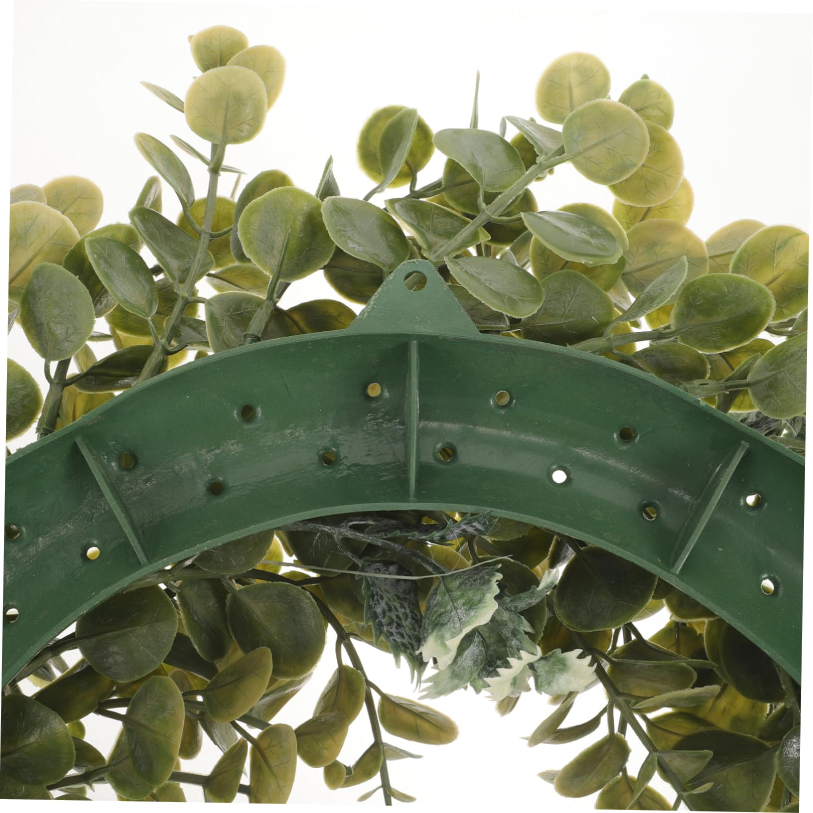 Ghirlanda Decorativa Da Parete in Stile Foglie Di Eucalipto Finte, 35 Cm, Materiale Sintetico Resistente Per Decorazioni Di Nozze e Casa