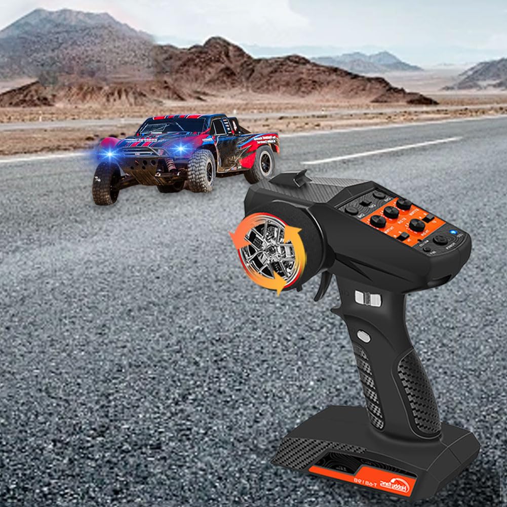 7-kanałowy nadajnik i odbiornik RC 2,4 G Anti-Jamming Remote