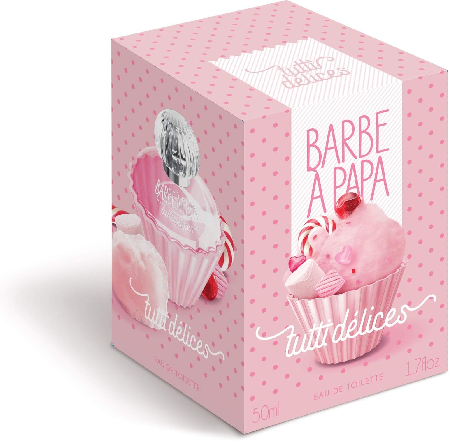 Eau de Toilette for Women TUTTI DELICES BARBE A PAPA 50 ML bottle (1.7 fl.oz.) – Sweet Fragrance for Ladies by CORANIA