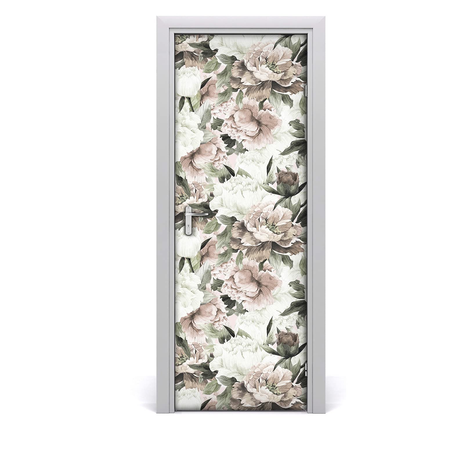 Impermeable adhesivo decorativo para ocultar imperfecciones de puertas viejas de forma limpia
