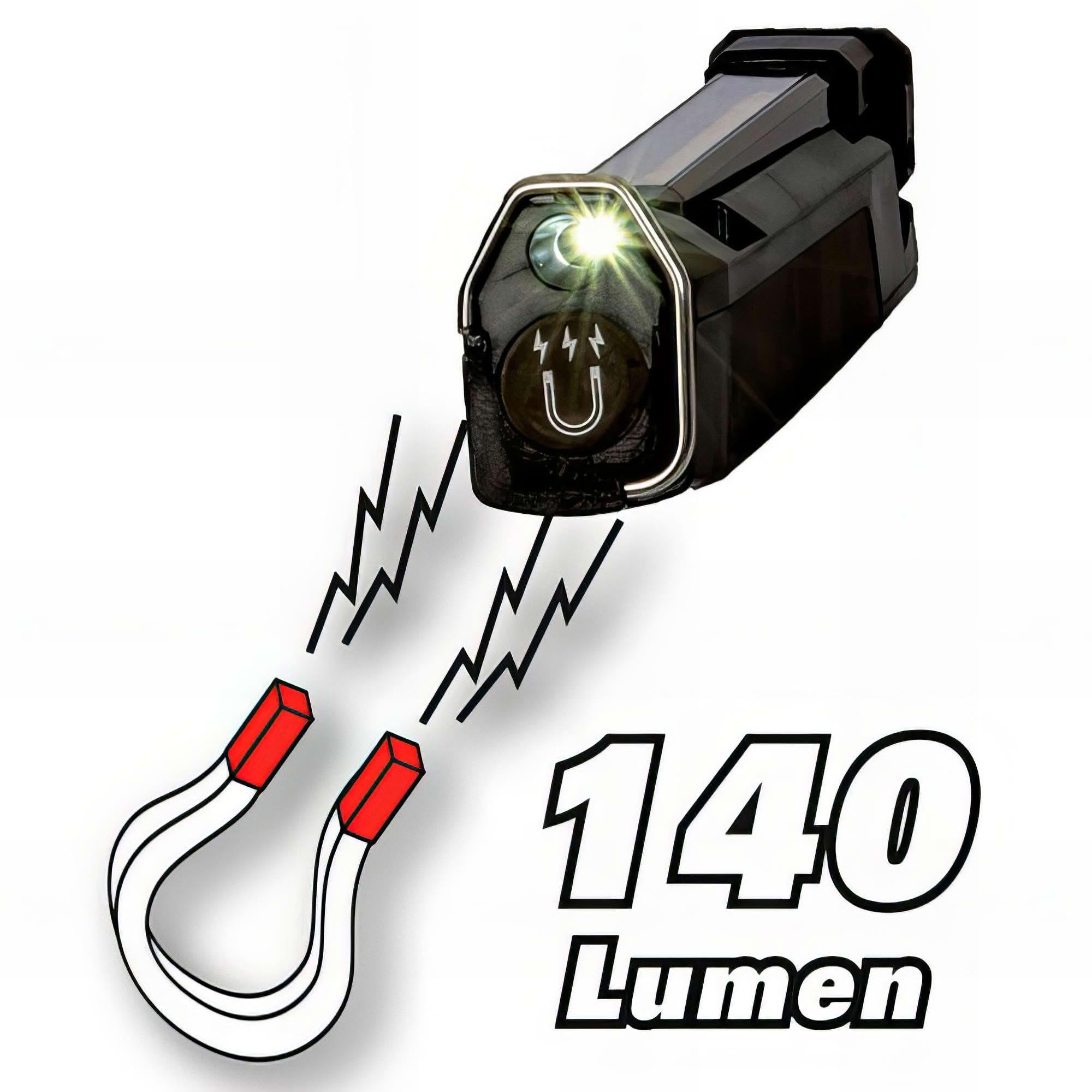 Ribimex PRPL5/501P Lampe Torche Antichoc 500 LM Noir