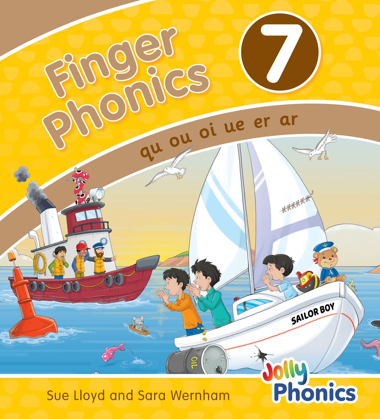 Finger Phonics Book 7: in Precursive Letters (British English