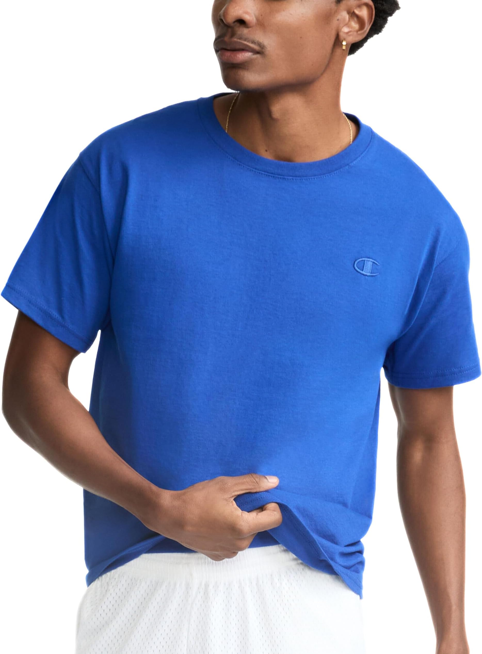 Champion Men's Big & Tall Classic Tee, C Script T-Shirt (Pack of 1)