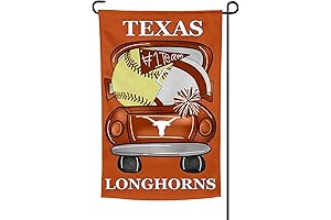 Texas Personalized Dog Garden Flag, Texas Longhorns Garden Flag, Longhorns Garden Flag,Garden Flag,Texas Longhorns
