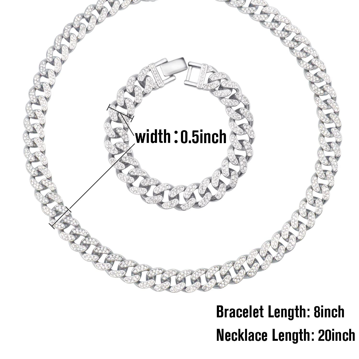 Buy Cuban Link Chains for Men, Silver and 18K Gold Cuban Link Chain