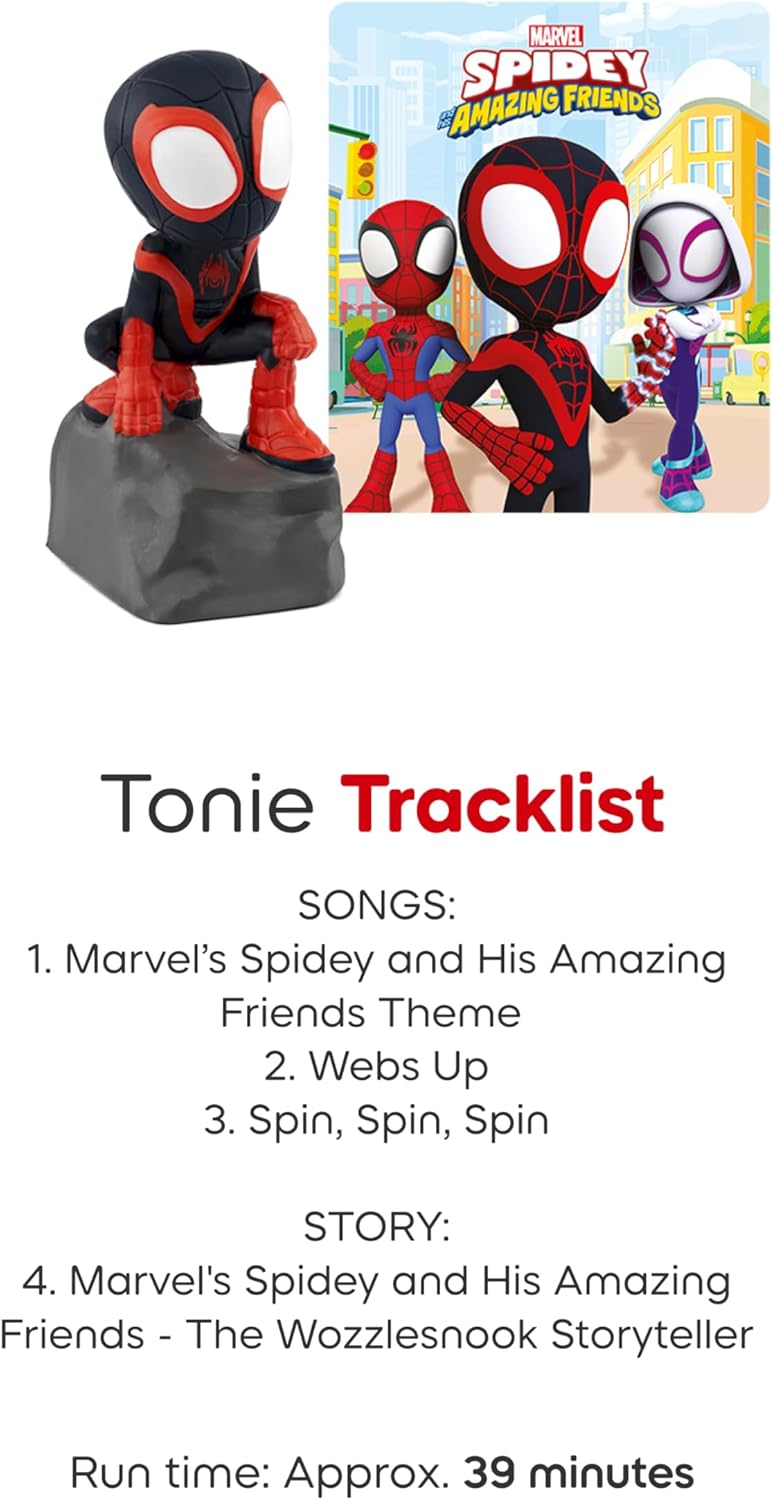 Tonies Spin Audio Toy Figurine from Marvel's Spidey & His Amazing Friends
