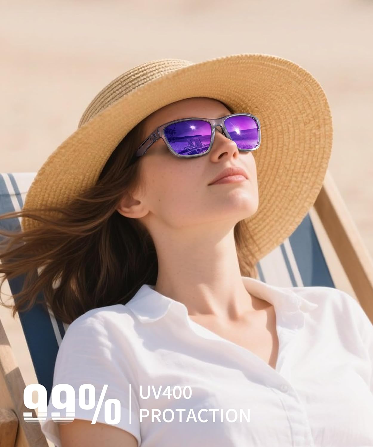 Polarized Running Sunglasses for Women Mens Sun Glasses for Cycling Fishing Driving Golf UV Protection - Image 2