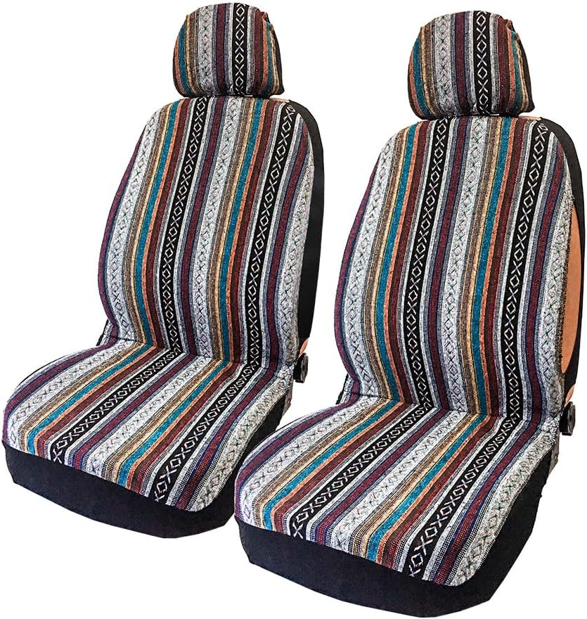 Car Seat Cover Car Truck SUV Universal Western Front Seat Protector for Dog Gray