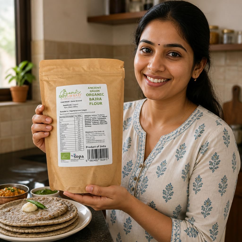 Ancient Grains Organic Pearl Millet (Bajra) Flour 1kg
