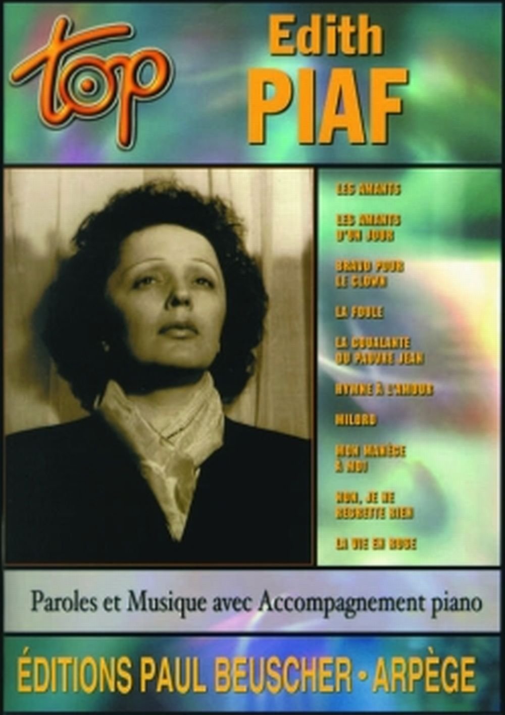 Top Piaf (Piano, Voice and Guitar)