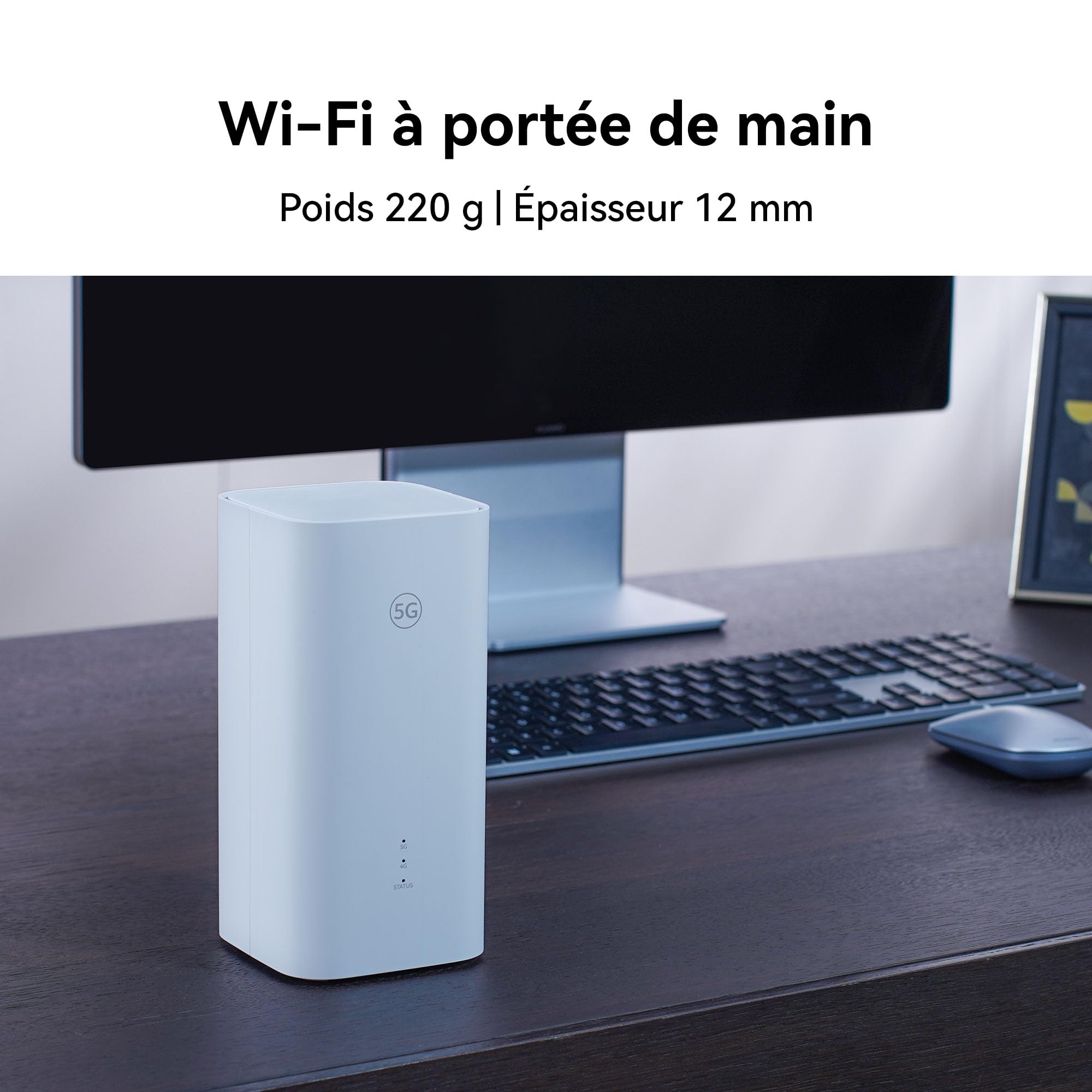Routeur 5G CPE 5s H153 Wi-Fi 6 AX3000 3600 Mbit/s Antenne 9 dBi LAN/WAN