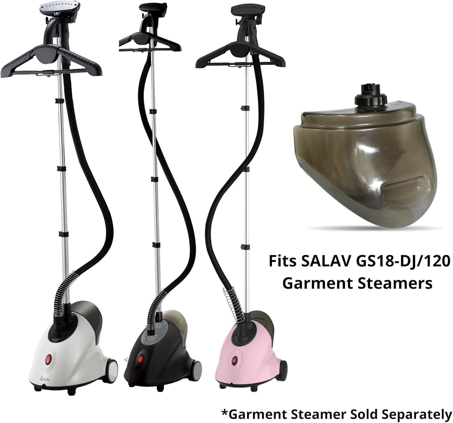 SALAV Water Tank with Cap for SALAV GS18 + 3pc Decalcifier