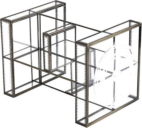 Miniatura 4 de Organizador de maquillaje giratorio de 360 grados, bandeja de perfume giratoria de 4 niveles, almacenamiento de cosméticos de encimera, pantalla de