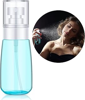 Mini Transparent Spray Bottle 60ml Fine Mist Hair Sprayer Hair Spray Bottle Mist Spray Bottles Mini Travel Bottle Refillable Small Liquid Containers for Essential Oils, Perfumes, and Cleaning Products