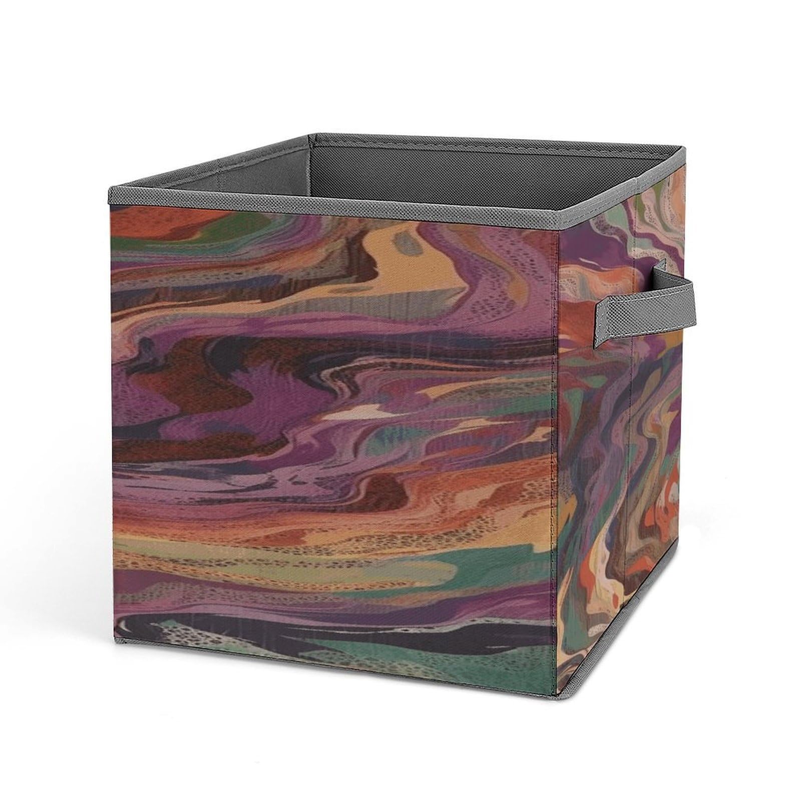 Fekiloot Style Green And Orange Storage Bins Storage Baskets