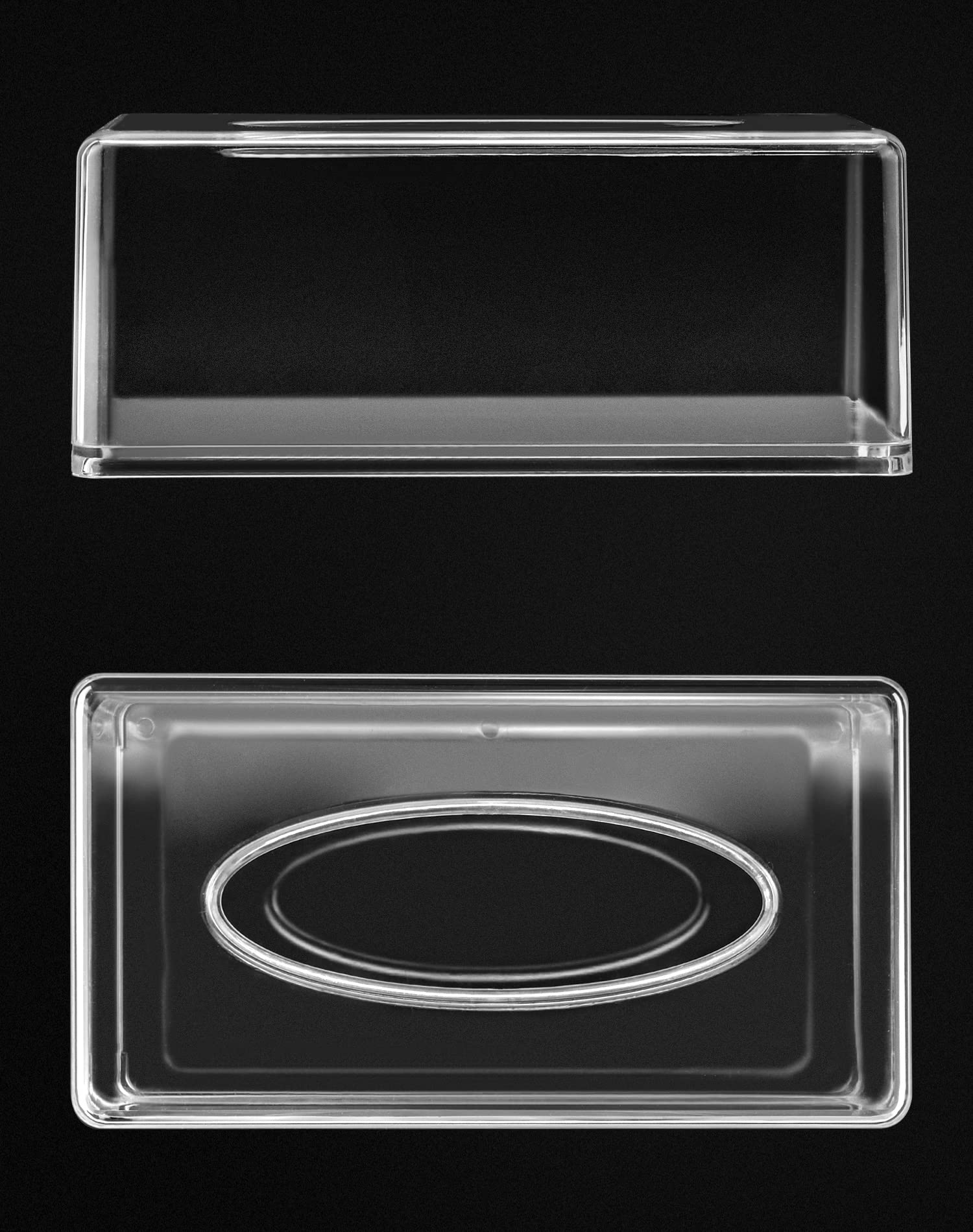 Boîte à Mouchoirs En Acrylique Transparente - Carrée 14 Cm, Design Moderne Pour Salle De Bain Et Cuisine