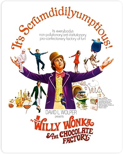 Willy Wonka And The Chocolate Factory (Limited Edition Steelbook) (4K Ultra HD + Blu-ray)