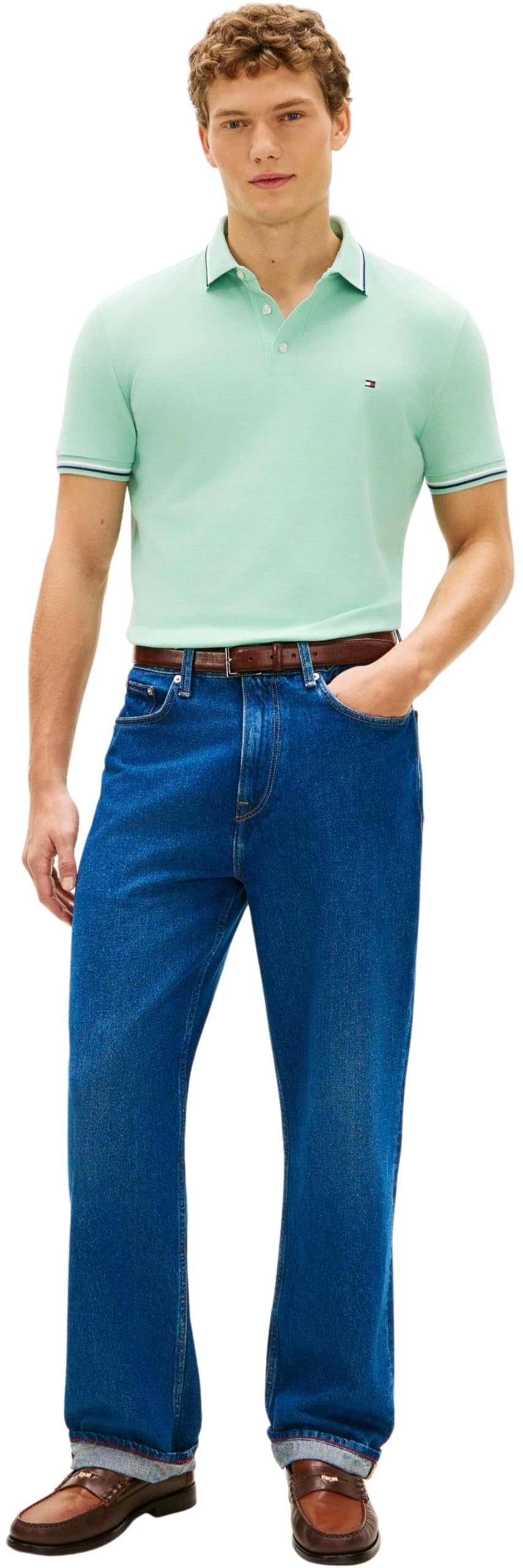 Tommy Hilfiger Polo Manches Courtes Homme Tipped Seasonal Slim Fit