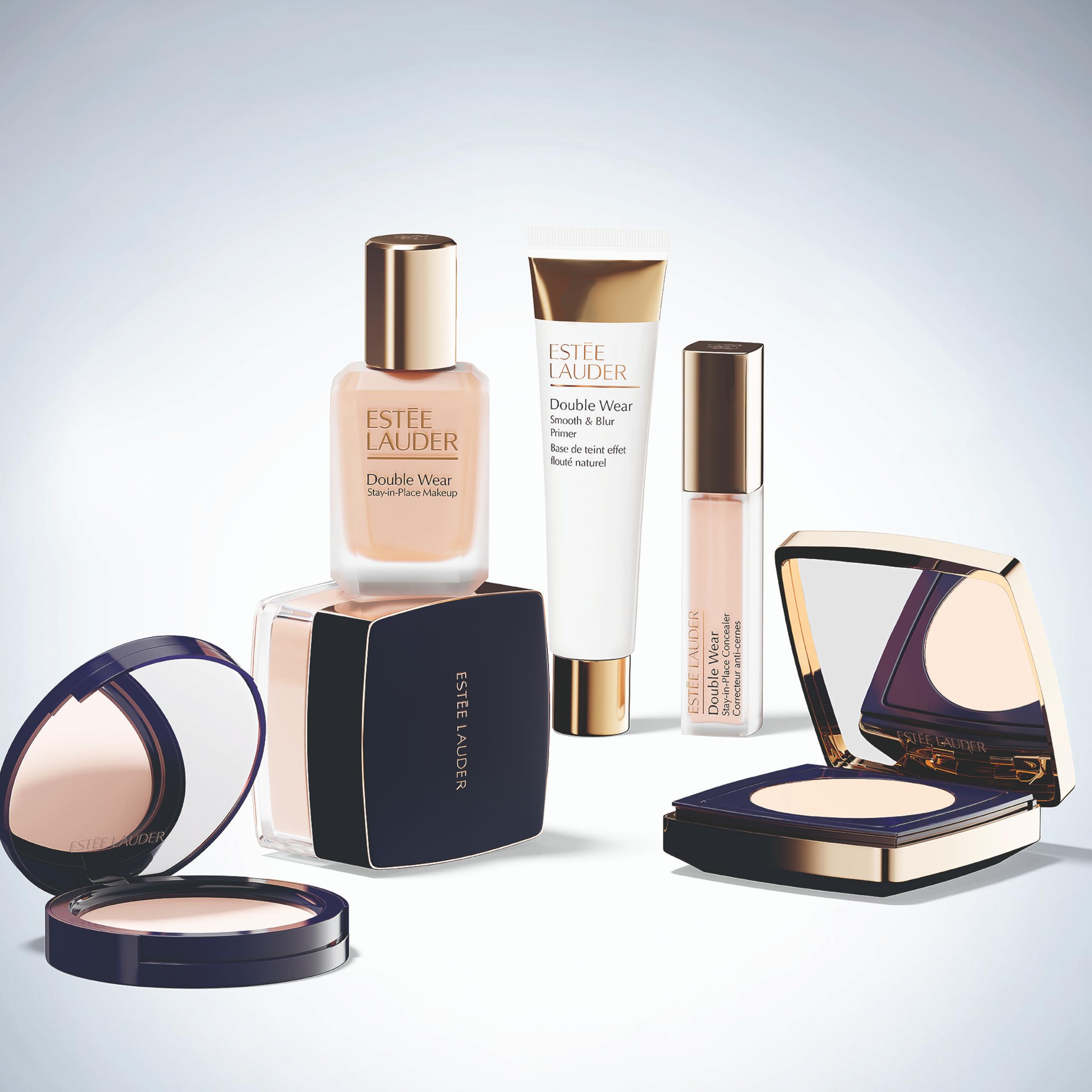 Estée Lauder Double Wear 12-Hour Stay-in-Place Matte Powder Foundation | Mattierende Puder-Foundation | Federleicht, kontrolliert Glanz | Wasser-, schweiß- & feuchtigkeitsresistent