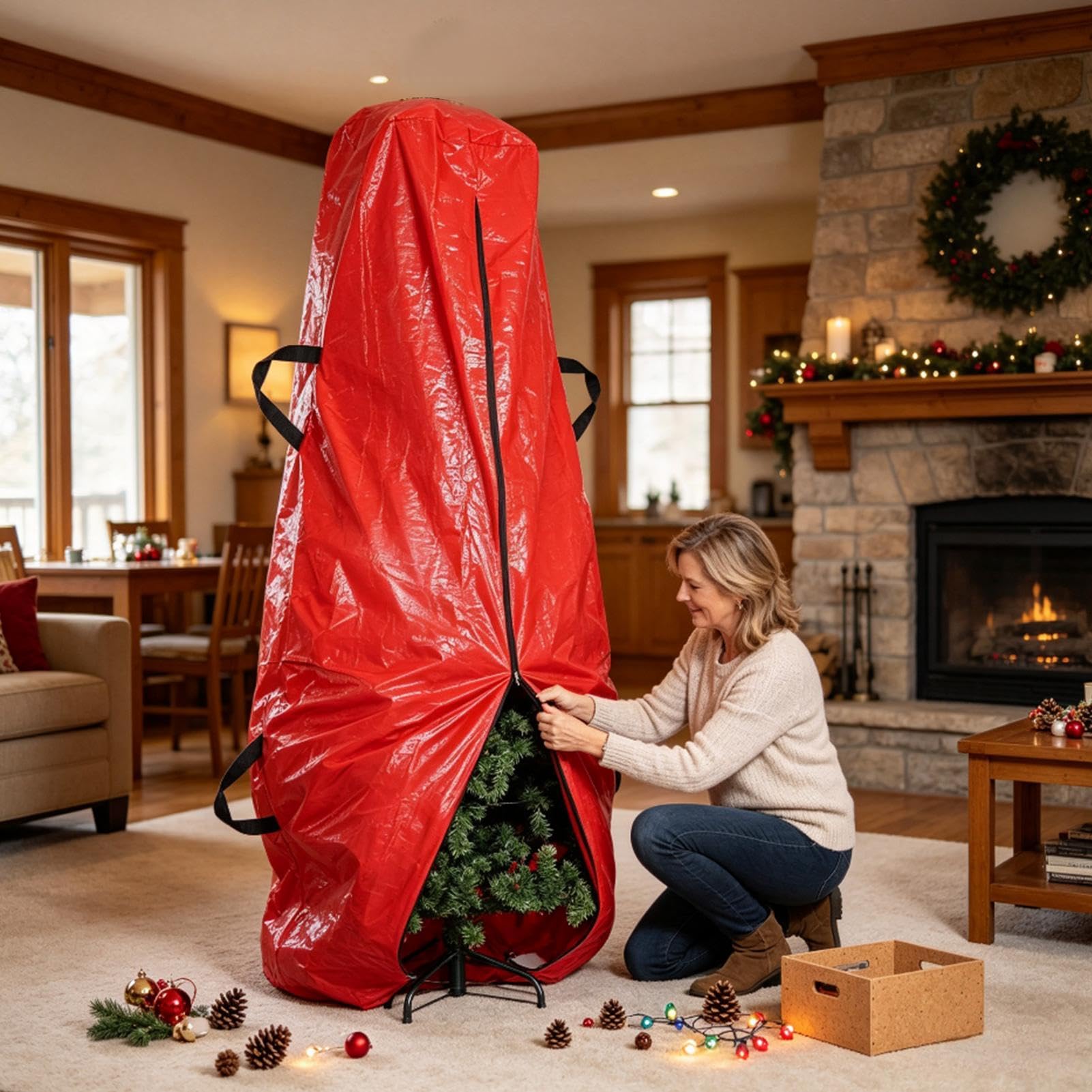 Borsa di stoccaggio 'albero di Natale, copertura resistente