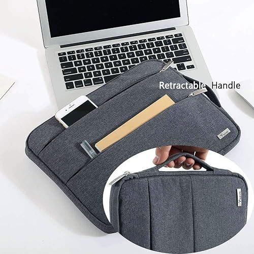 Miniatura 2 de V Voova 11 11.6 12 12.5 13 13.3 14 15 15.6 pulgadas, funda de transporte para portátil resistente al agua, bolsa de computadora, cubierta protectora