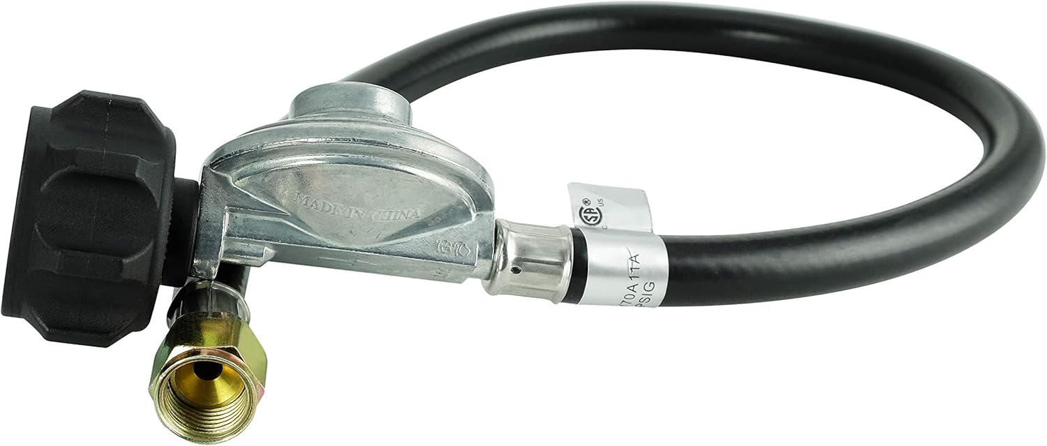 Permasteel PP-20001-AM Propane Gas Tank Regulator and Hose (OEM),