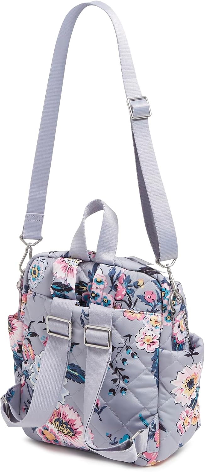 Performance Twill Convertible Small Backpack, Parisian Bouquet, One Size
