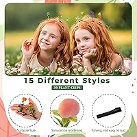 Vista 3 de 30 pinzas para el cabello de brotes de frijol, accesorios para el cabello para fiestas, irlandeses (cota)