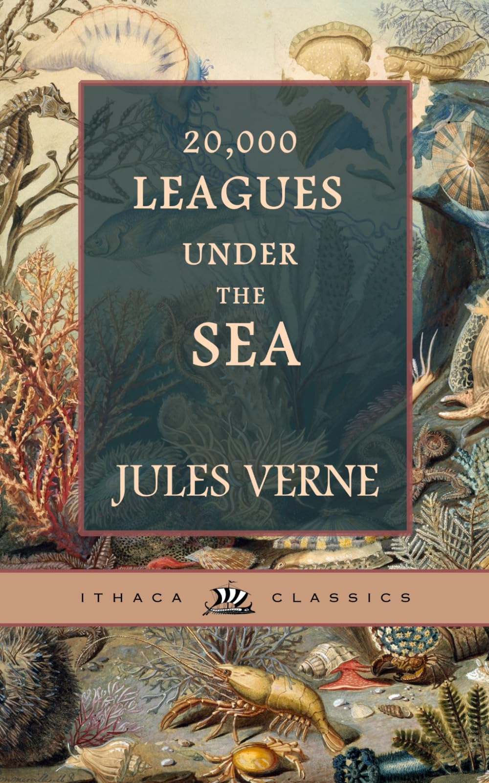 Twenty Thousand Leagues Under the Sea (Illustrated Vintage Edition). Complete and unabridged with original illustrations. (Ithaca Classics: The Jules Verne Collection)