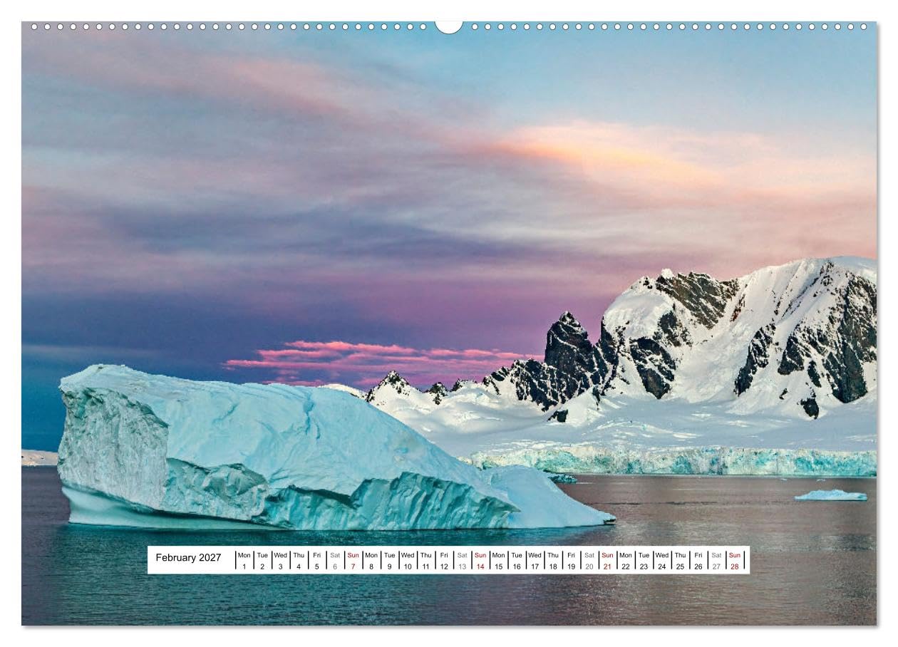 An Antarctic Expedition (Wall Calendar 2027 DIN A2 landscape), CALVENDO 12 Month Wall Calendar: Visiting the icebergs, penguins and amazing landscapes of Antarctica