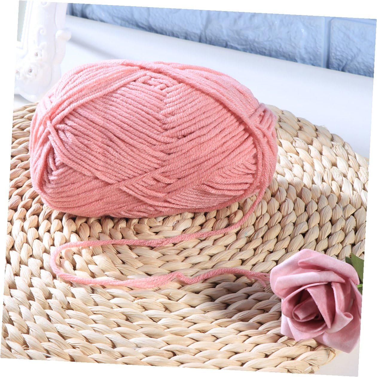 NOLITOY 10 Rollos Hilo de Algodón para Tejer Cordón de Algodón de Calidad para Macramé DIY y Proyectos de Ganchillo