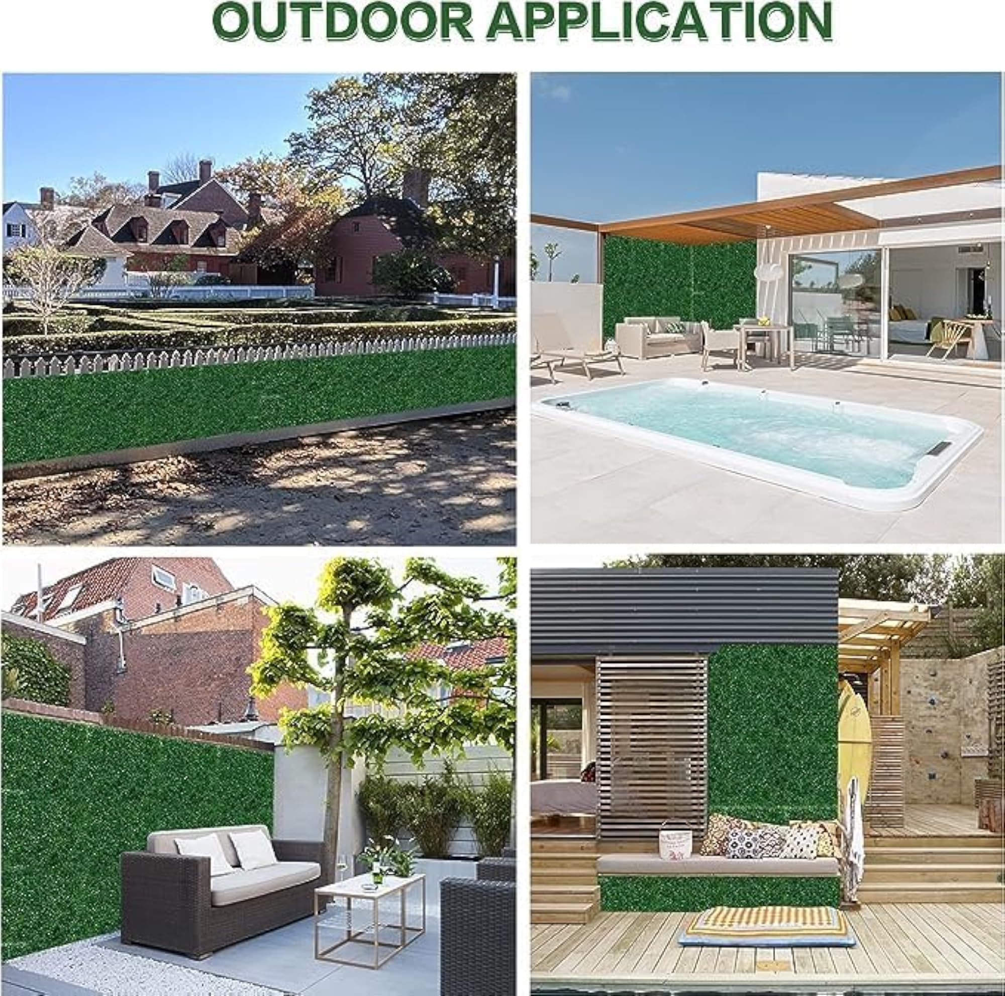 Artificial Grass Wall Panels for Indoor Outdoor Decoration