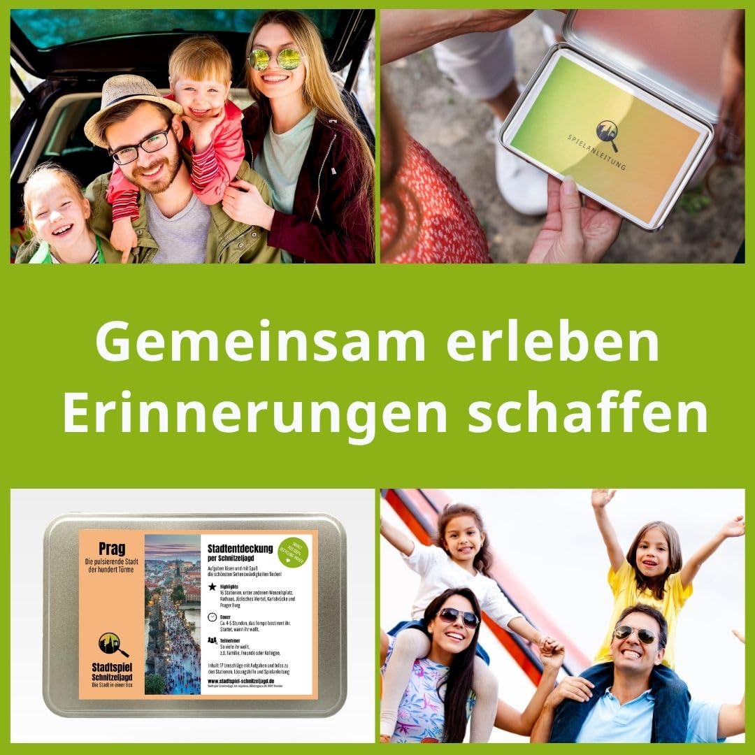 Stadtspiel Schnitzeljagd Prag Altstadt - Entdeckertour | Stadtrallye durch die Prager Altstadt – ideales Erlebnisgeschenk für Touristen & Einheimische, perfekt für Teamevents