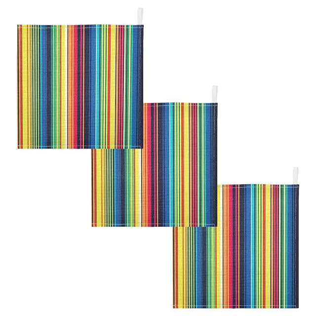 YETTASBIN Mexican Serape Stripes Muslin Baby Hand Washcloths Soft Cotton Bath Face Towel 4 Layers Extra Absorbent Feeding