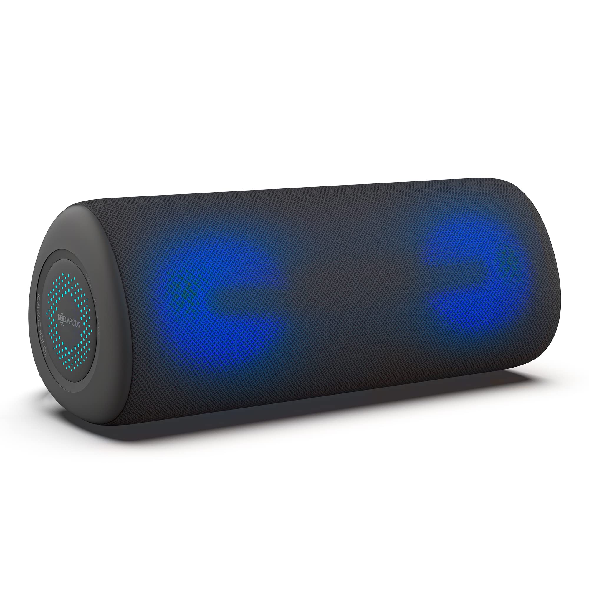 Boompods Rhythm Tide Cassa Bluetooth Portatile - Impermeabile IPX7 Con Luci LED E Pulsante Selfie, Riciclata