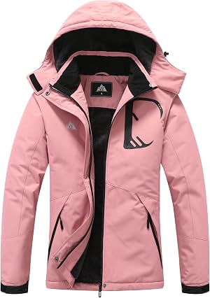 Abrigo de invierno para mujer MOERDENG, chaqueta de snowboard impermeable
