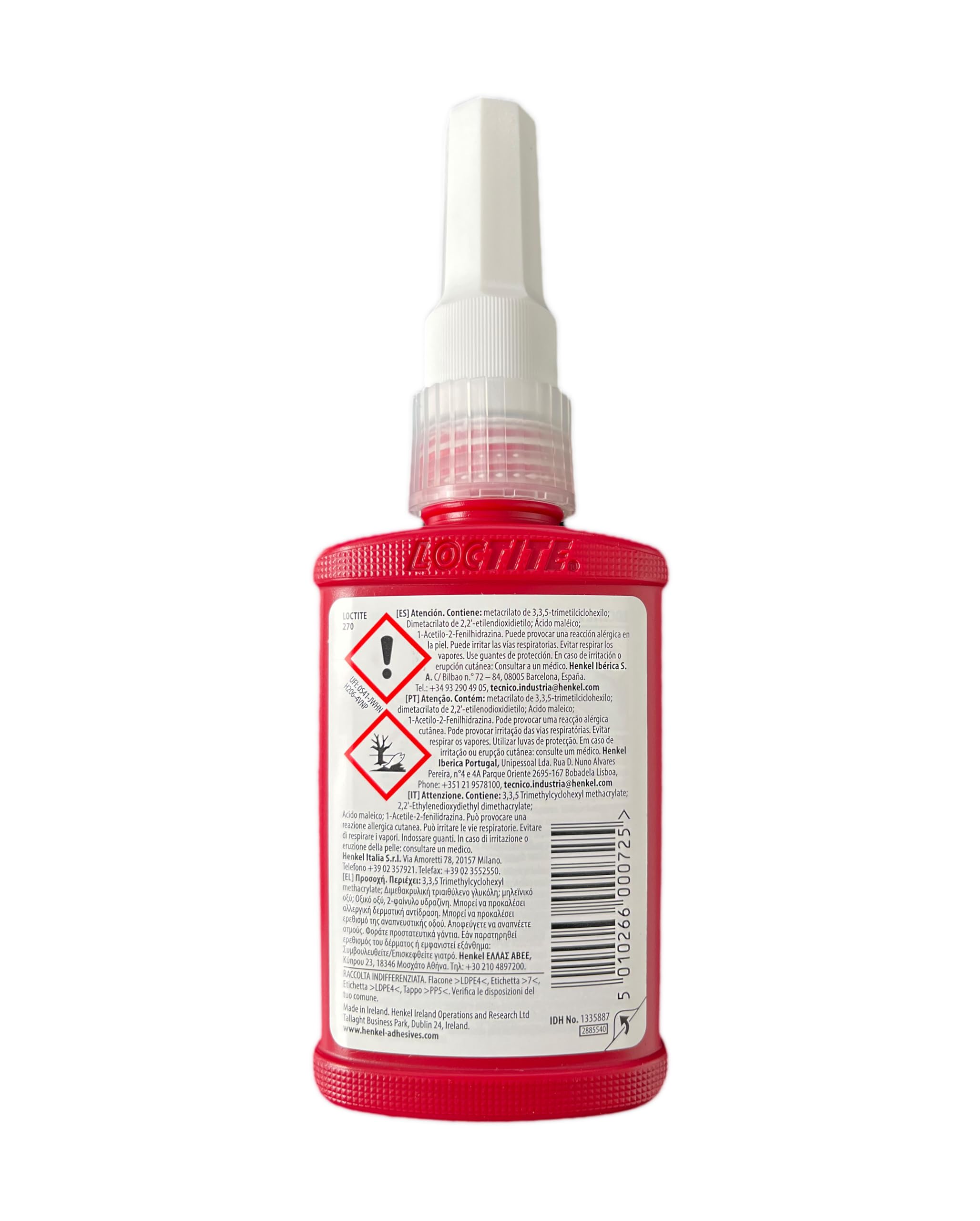 Loctite 270, 50ml, frenafiletti ad alta resistenza