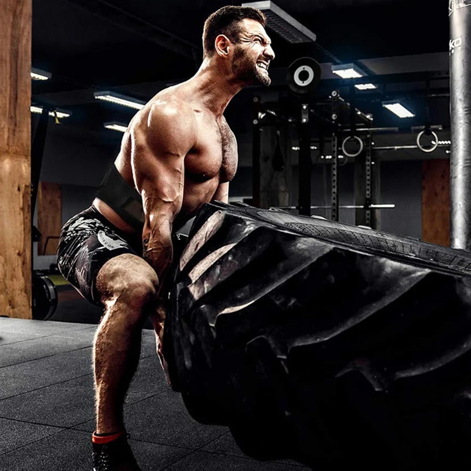 Gewichthebergürtel Fitness-Gewichthebergürtel for Mann und Frau, Langhantel, Kurzhanteltraining, Rückenstütze, Fitnessstudio, Kniebeugen, Dip, Powerlifting, Taillenstütze