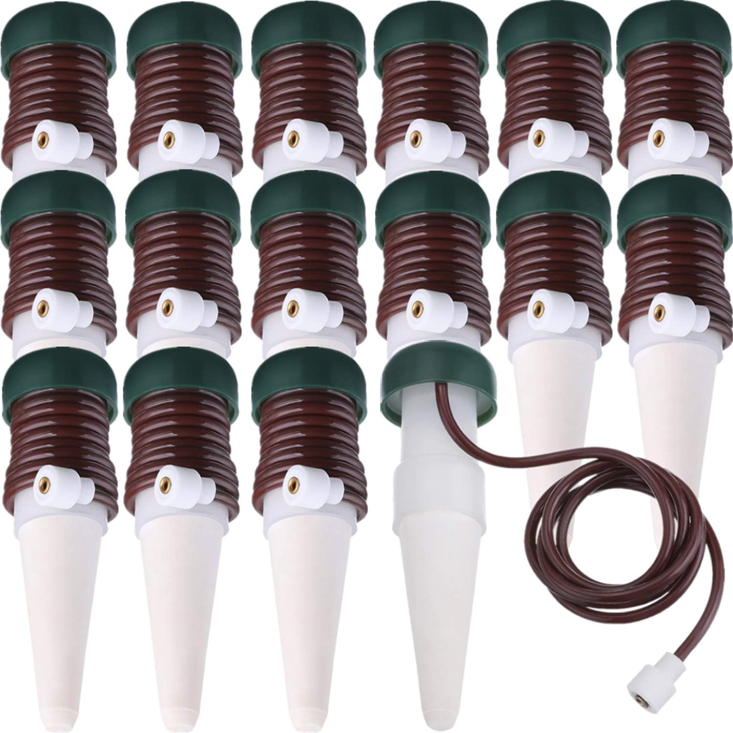 16 Pack Hestya Automatic Plant Self Watering Stakes for Outdoor