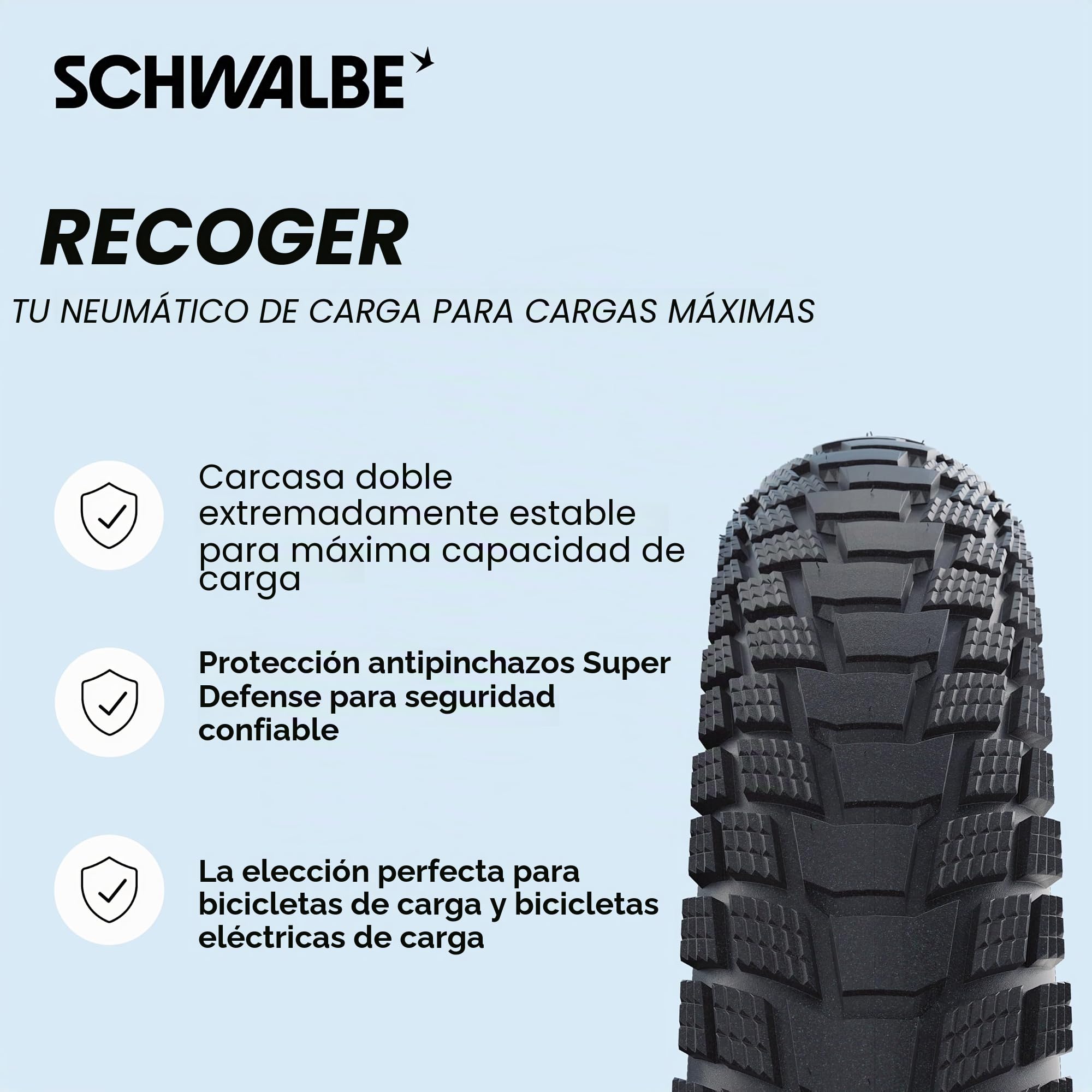 Schwalbe Pick-Up Performance E-Cargo Reifen // 55-406 (20x2,15') Super Defense