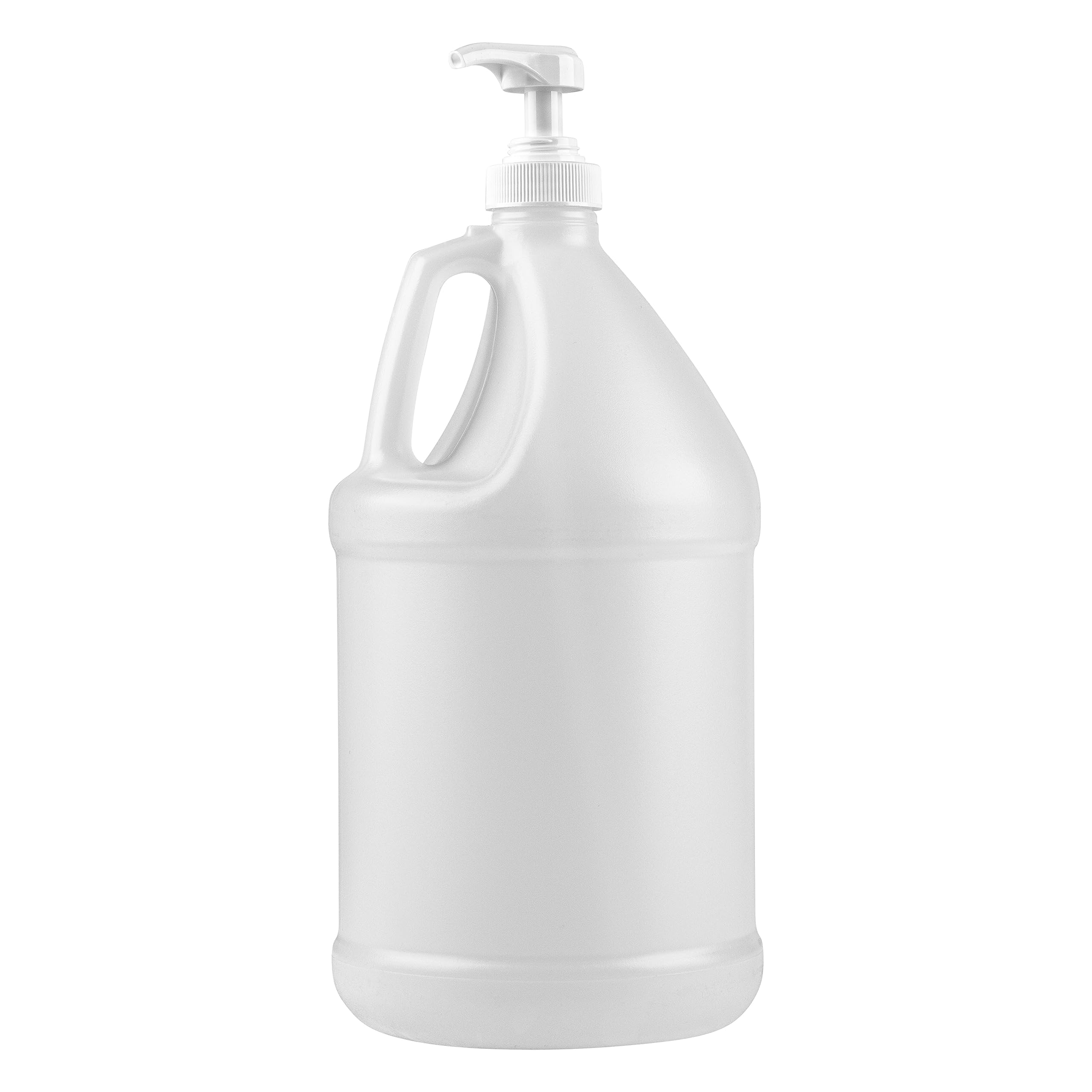 Kitchentoolz 1-Gallon Plastic Jug with Pump Dispenser - Ideal for Epoxy Resin, Laundry Detergent, Liquid Soap, Snow Cone Syrup, Batter