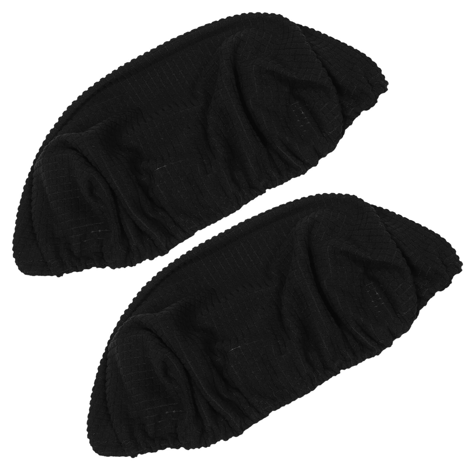 Funda elástica para silla de oficina negra protección fácil mantenimiento 2 uds