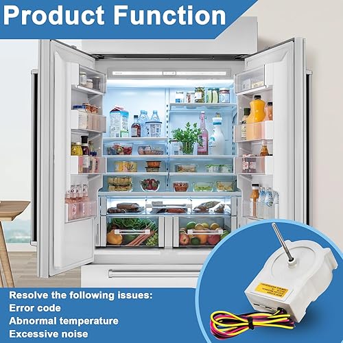 Miniatura 5 de EAU63923601 ODM-001F-4A Motor de ventilador de condensador de refrigerador Motor de doble puerta DC compatible con refrigerador LG Haier, reemplaza