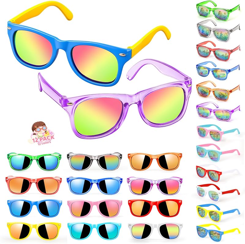 Lifree Kids Sunglasses Party Favor UV400 Protection for Outdoor swimming pool birthday party gifts Supplies, Beach