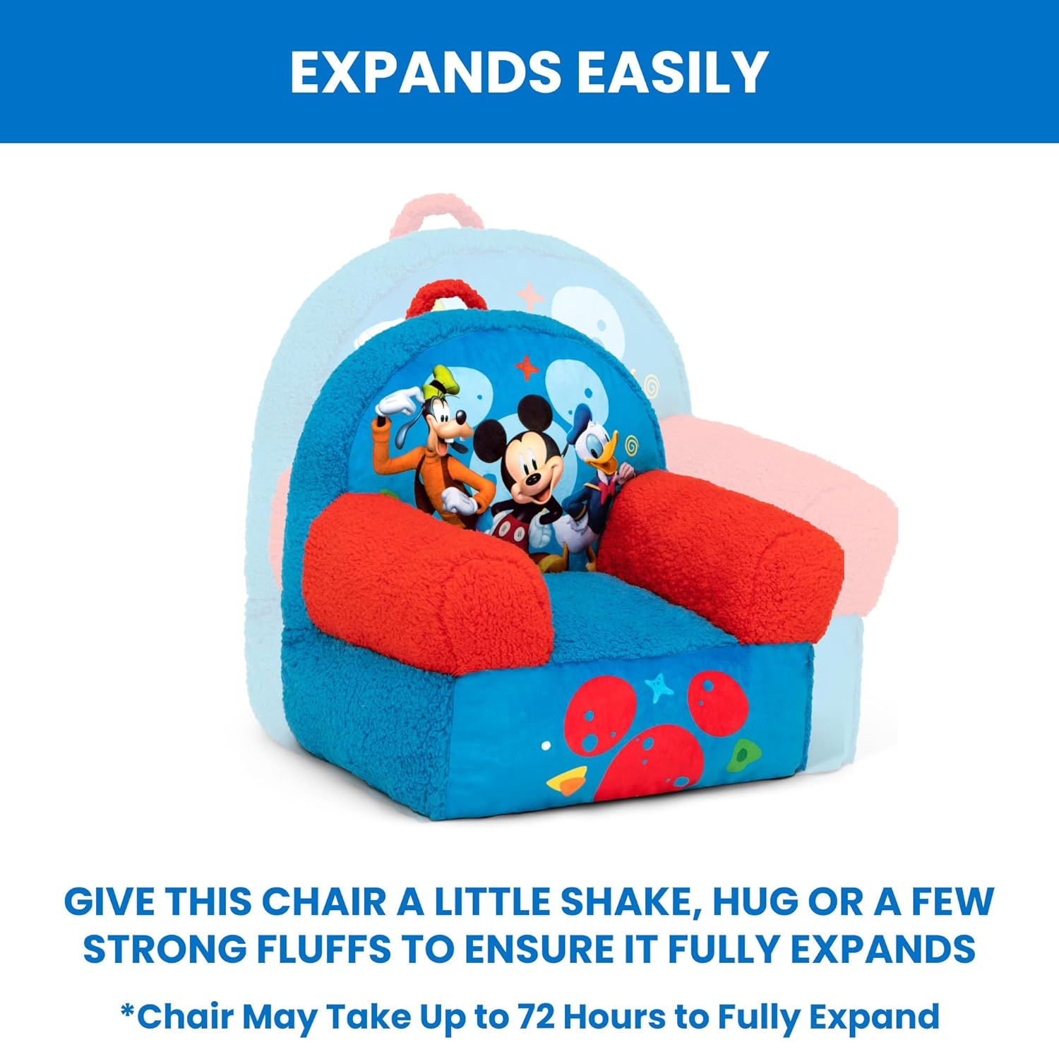Delta Children Cozee Buddy Chair, Mickey Mouse