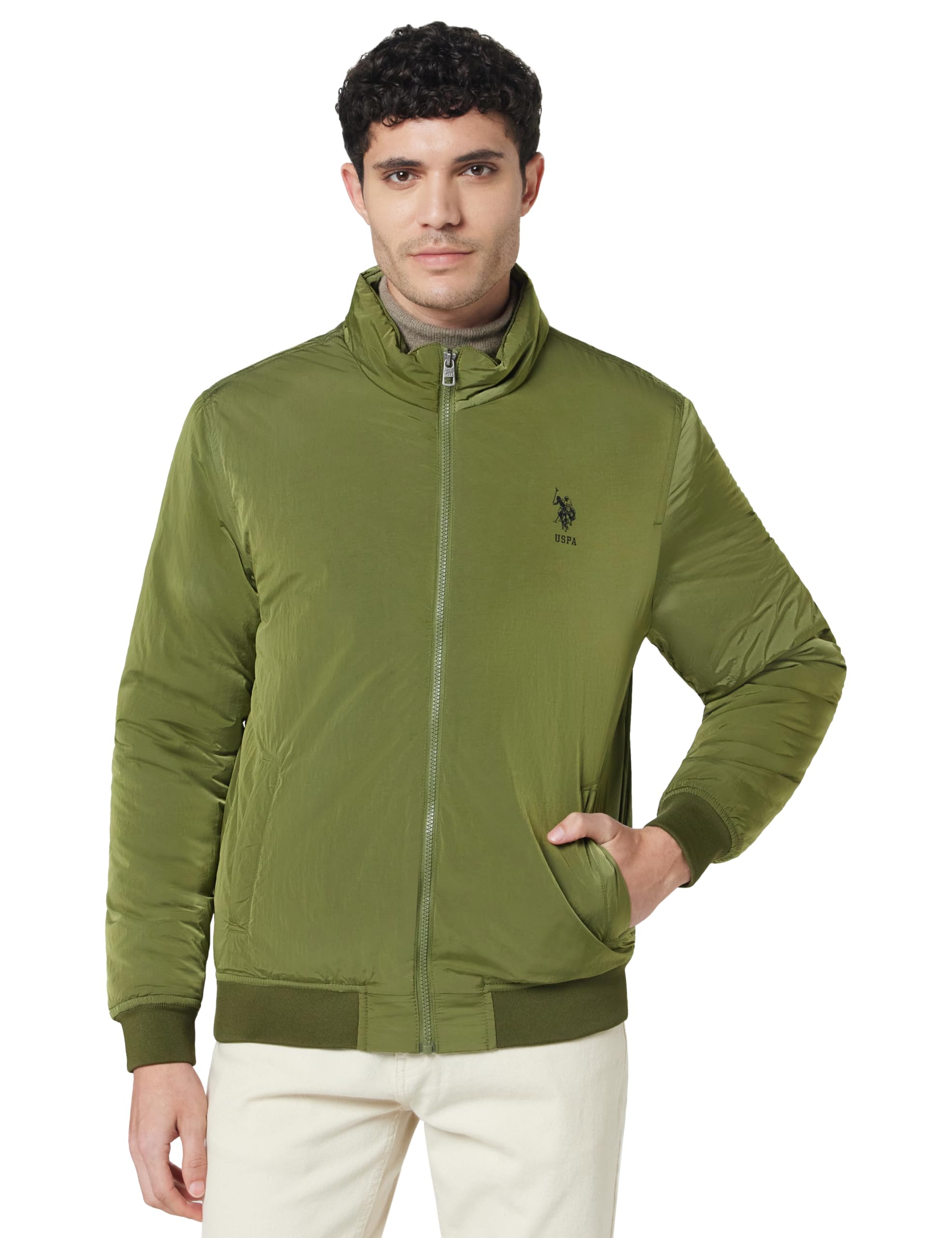 u.s. polo assn. Men's Polyester Regular Bomber Jacket-picture-46