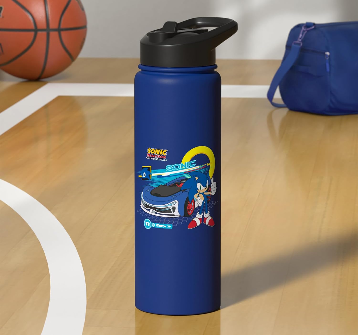 Sonic Racing CrossWorlds - Ready to Roll Sonic Stainless Steel Insulated Water Bottle
