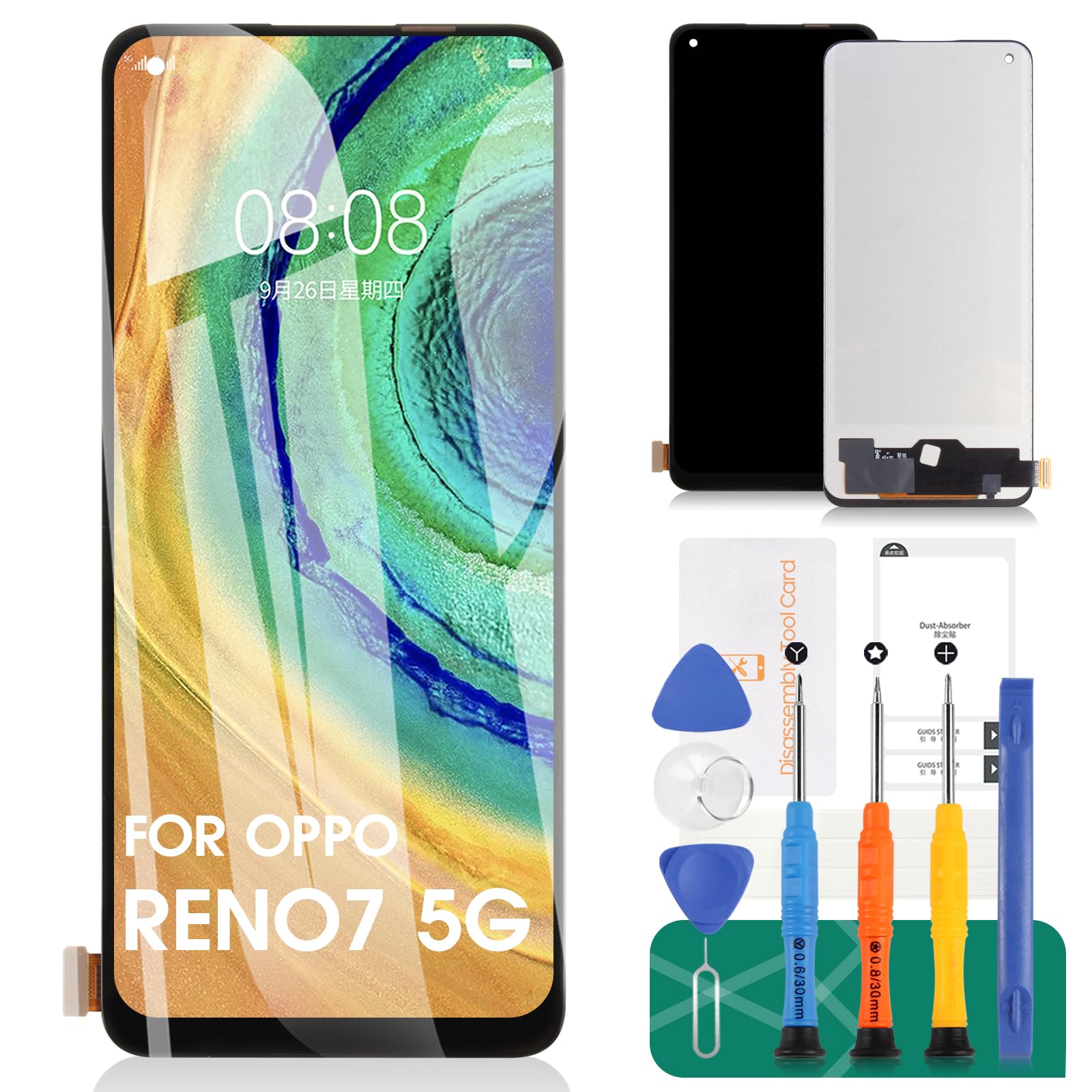 Amazon.com: TFT for Oppo Reno7 5G Screen Replacement for Oppo