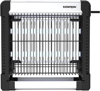 Flowtron Indoor Bug Zapper | 12W Electric Insect Killer with 3000V Non-Clogging Shock Grid | 300 Sq Ft Coverage Dual UV Light Mosquito Trap for Home, Restaurant, Kitchen, Bedroom, RV