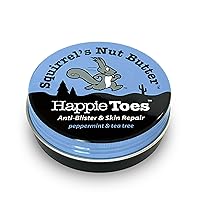 Vista 1 de Squirrel's Nut Butter Happie Toes Tin Prevención de ampollas y crema para pies Previene ampollas y repara la piel en cicatrices secos